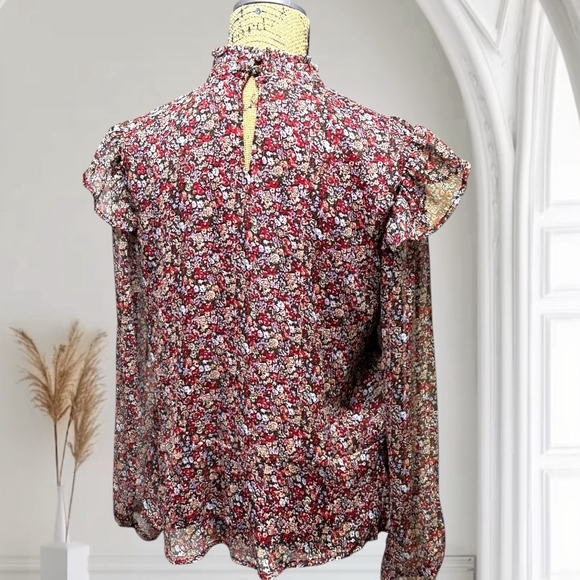 241 - ONLY Neon & Nylon Blouse Floral - Picture 3 of 14